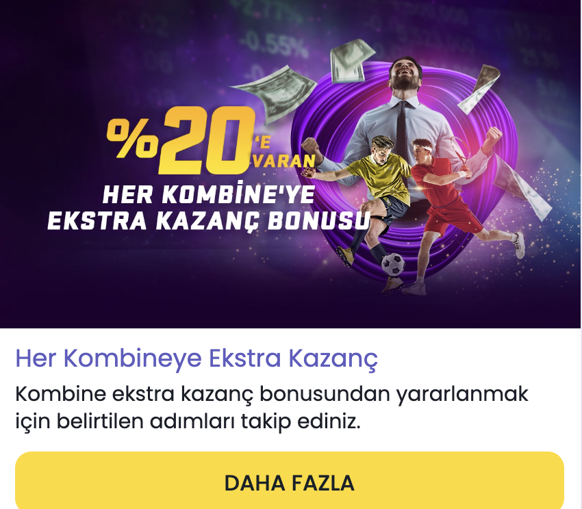 Her Kombineye Ekstra Kazanç
